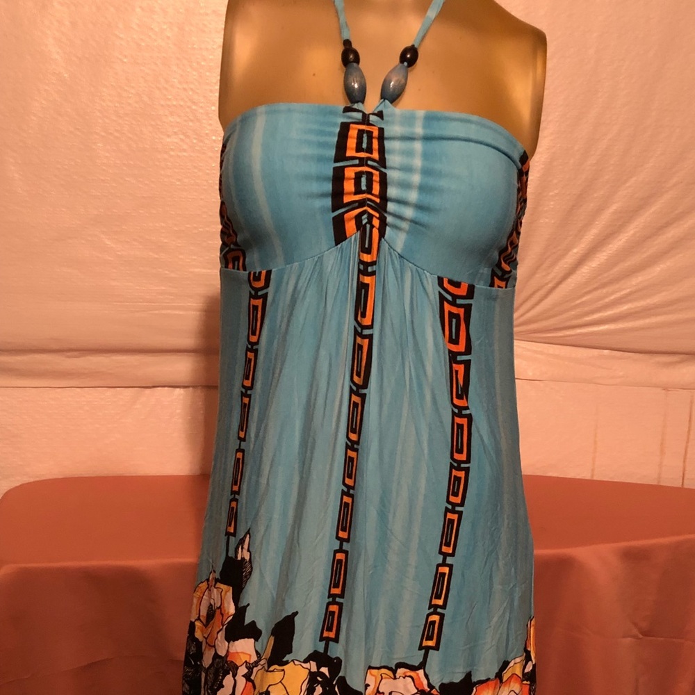 Blue summer dress